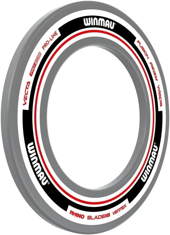 Winmau Dart Board Surround Ring - Advance Black, Red, White and Green Dartboard Surrounds - Backboard Wall Protector