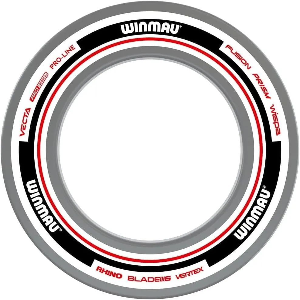 Winmau Dart Board Surround Ring - Advance Black, Red, White and Green Dartboard Surrounds - Backboard Wall Protector