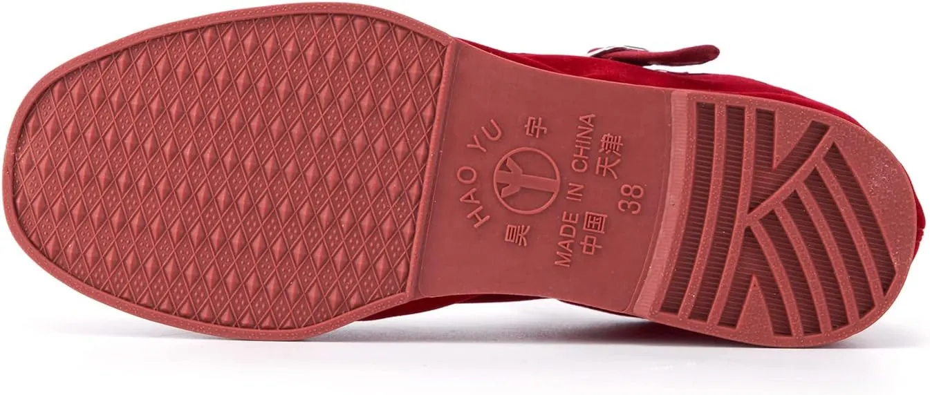 Womens Classic China Flats, Casual China Doll Shoes, Cotton Mary Janes, Chinese Tai Chi Shoes