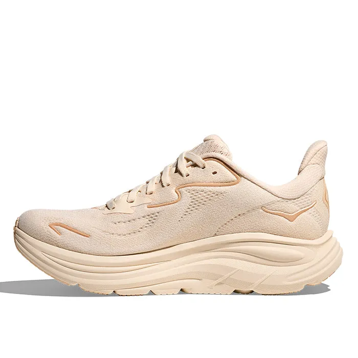 Womens Hoka Clifton 10 in Vanilla/Birch