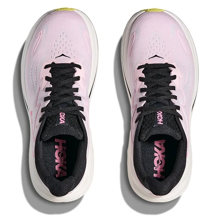 Womens Hoka Clifton 10 Wide in Carnation/Starlight Glow
