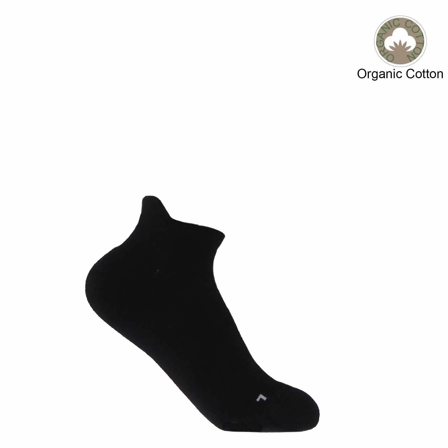 Women's Organic Cotton Sport Trainer Sock Bundle | Black