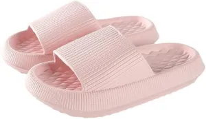Women's Platform Slide Sandals - Cloud Cushion Summer Slippers for Home, Bathroom & Couples