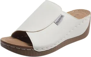Women's Sandal Heels,Open Toe Platform Slip-on Chunky Sandals For Women Comfortable Walking Casual Dressy Summer Shoes For Women