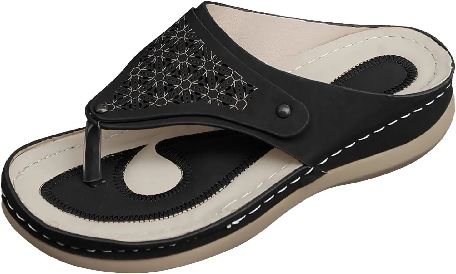 Womens Wedge Heel Sandals Open Toe Ankle Strap Dressy Summer Shoes Comfortable Platform Slides for Casual Beach Walking Outdoor Vacation Orthopedic Shoes for Women