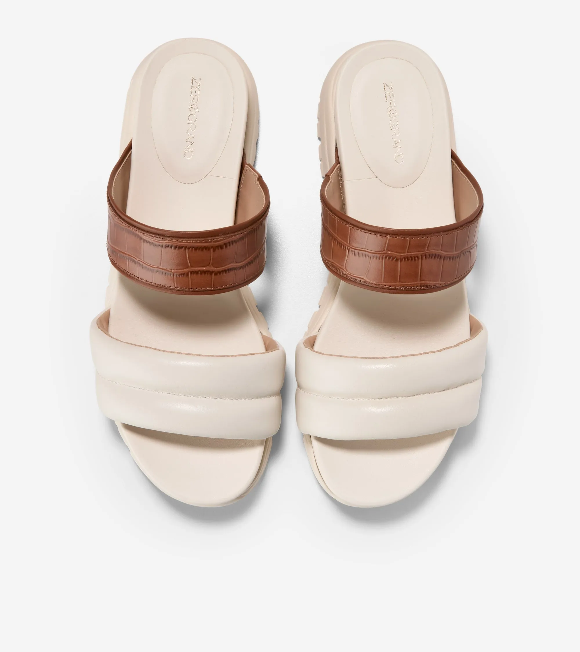 Women's ZERØGRAND Double Band Slide Sandals