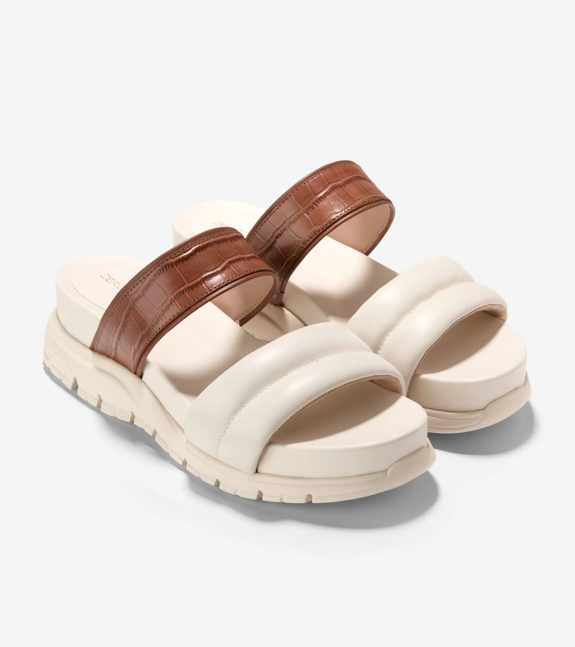Women's ZERØGRAND Double Band Slide Sandals