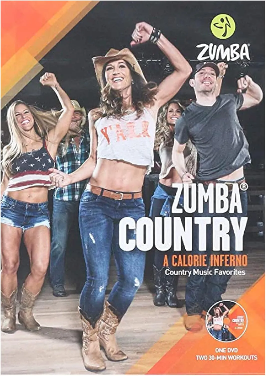 Zumba Country Dance-Fitness Workout DVD, Experienced and Beginner Dance Workout