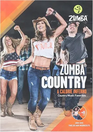 Zumba Country Dance-Fitness Workout DVD, Experienced and Beginner Dance Workout